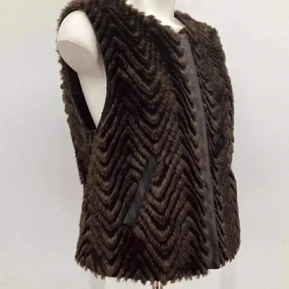 Women’s Sanctuary Faux Fur Vest Sz. XS